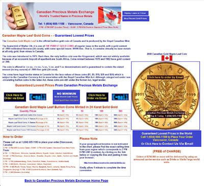 canadian precious metals exchange